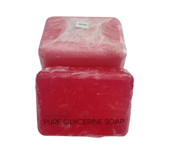 Pure Glycerine Soap 200g Rose 3 Pack Makro
