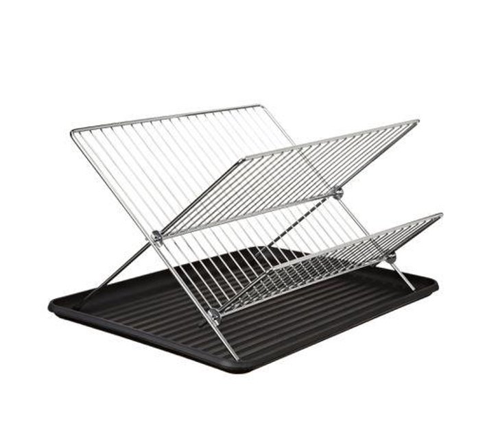 Someone’s in a Makro Foldable Dish Drying Rack with Drainboard Mood