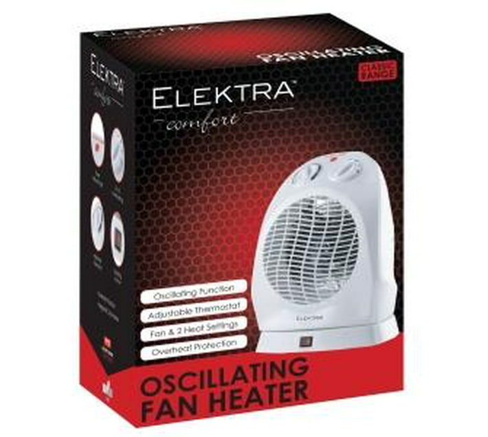 Elektra Oscillating Fan Heater Makro
