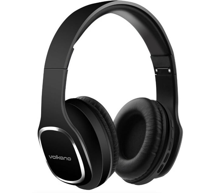 Volkano Wireless Bluetooth Headphones Phonic Series Black Bluetooth