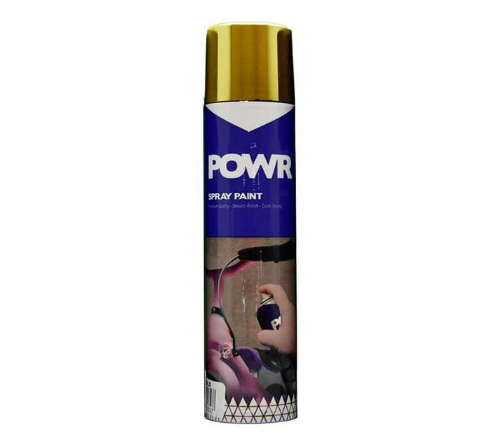 Someone’s in a Makro POWR Spray Paint STD 300ml Metal Gold Rich Pale Mood