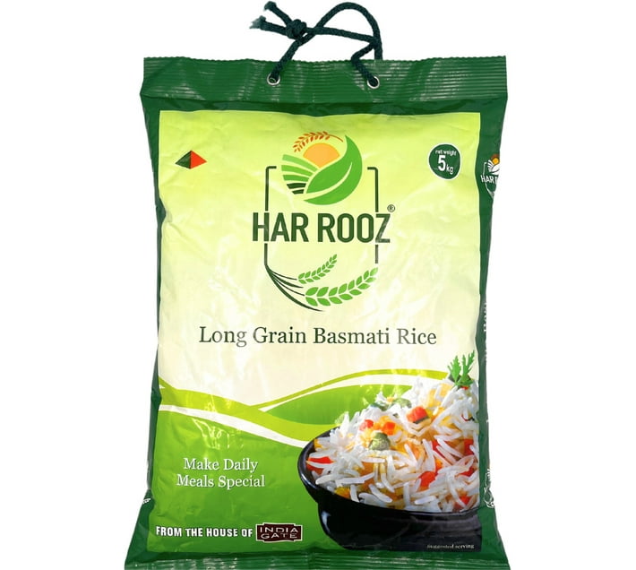 India Gate Basmati Rice Banskati Rice (Long Grain) (5 kg) Makro