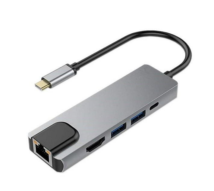 Someone’s in a Makro SELT5*1 Type C Hub ,HDMI,3.0 USB ,USB C , To