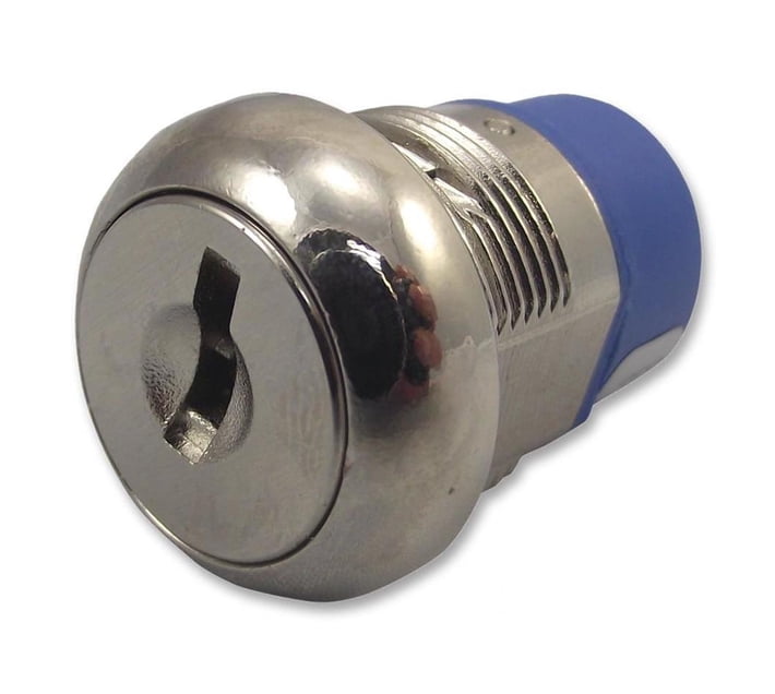 Multi Comp Key Switch Multicomp Pro (S216R) Keylock Switch, Off-On, SPDT, 2 Position, 4 A | Makro