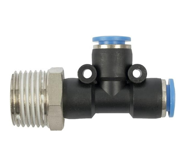 Pu Hose Fitting Tee 8mm X 8mm X 1/2m Makro