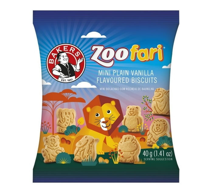 Someone’s in a Makro Bakers Mini Biscuits Zoofari (24 x 40G) Mood