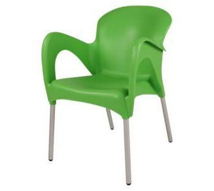 Someone’s in a Makro Plastic Arm Chairs Curved Anodised Legs Mood