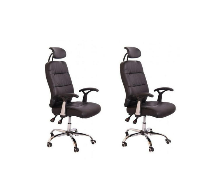 Someone’s in a Makro Black Office Chairs Executive MidBack Ergonomic