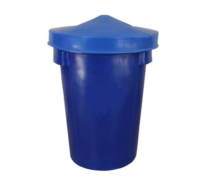 Someone’s in a Makro 85 Litre Plastic Dustbin/Waste Bin with Lid Blue