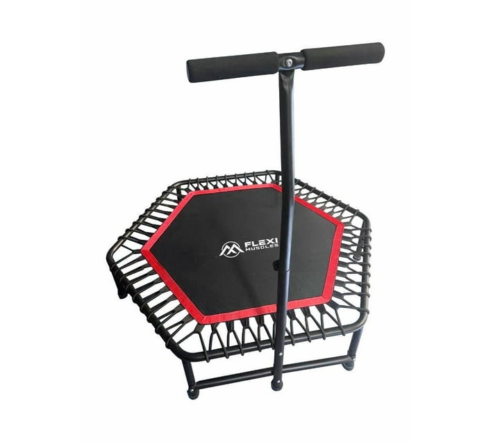 Someone’s in a Makro Flexi Muscles Rebounder Fitness Trampoline with