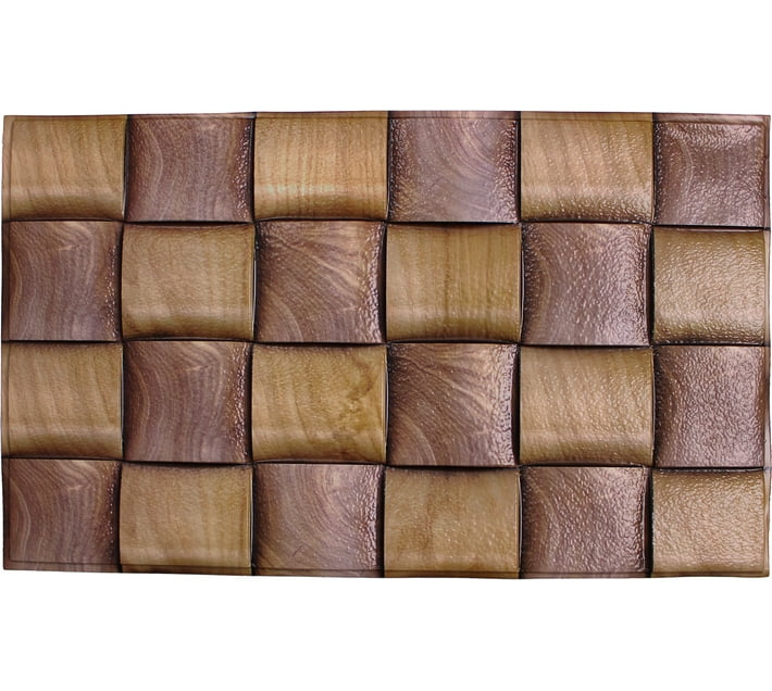 LMA 30x50cm plastic peel & stick wallpaper with 3d weave motif texture