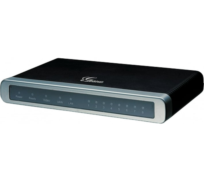 Grandstream GXW4108 300 Mbps Router (Black, NA) Makro