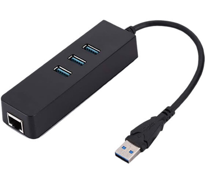 Generic High Speed 3 Ports USB 3.0 Gigabit Ethernet LAN RJ45 USB Cable ...