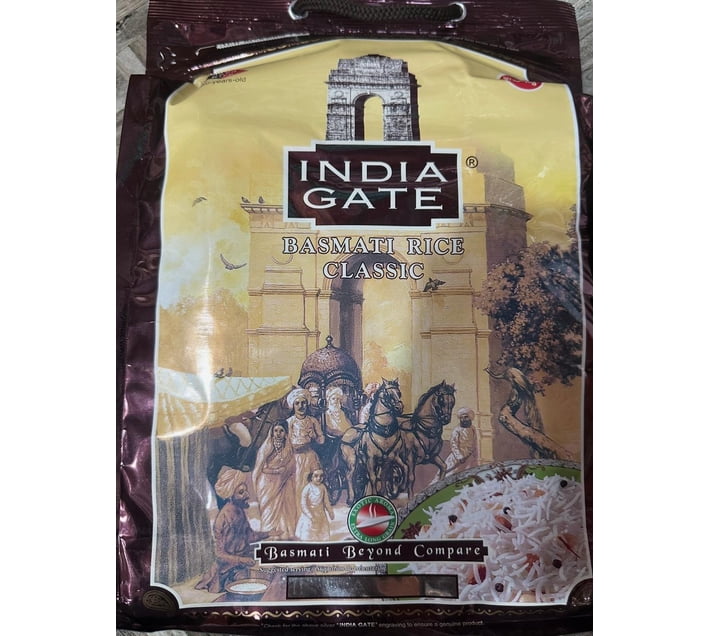 Buy Indian Gate Basmati Rice Classic Basmati Rice (Polished) (5 kg) in ...