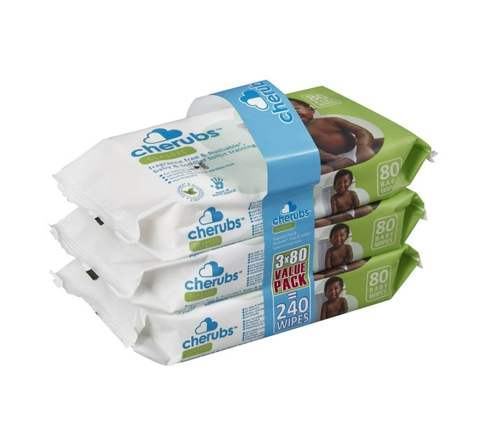 Cherubs store flushable wipes