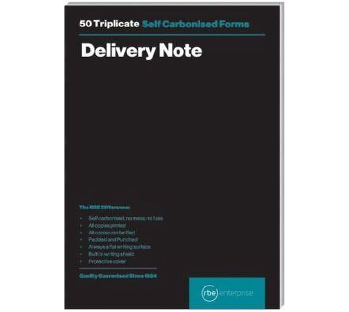 Triplicate Set Buy RBE TF0058 Delivery Note Triplicate Pads A5 (1 Sets) in Bulk ...