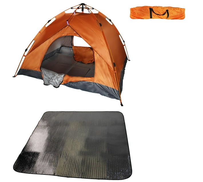 2-Person Water-Resistant Instant Camping Tent with Carry Bag - 205