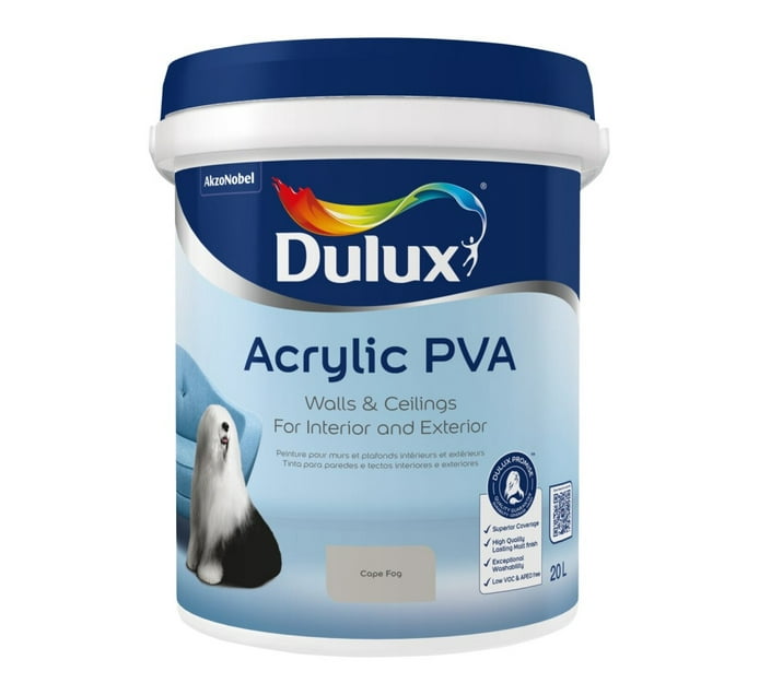Dulux 20L Acrylic PVA Makro