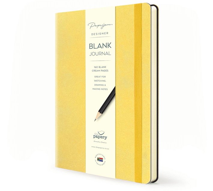 The Papery A5 Journal Blank Pages (Yellow) Makro