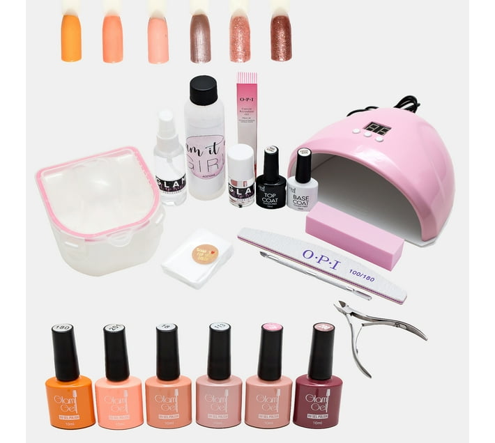 GLAM IT UP GIRL High Quality UV/LED Glam Gel Nail Polish Starter & Soak