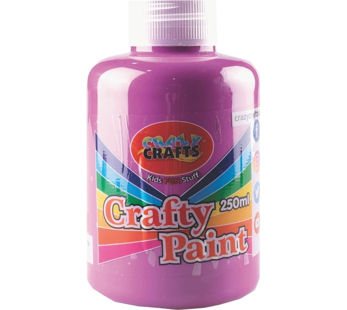 CRAZY CRAFTS Crafty Paint Barney 250ml (Set of 1, Barney) | Makro