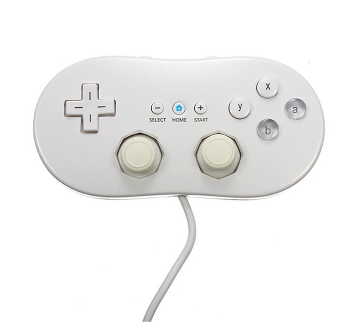 Someone’s in a Makro White Mini Classic Video Game Controller Joypad