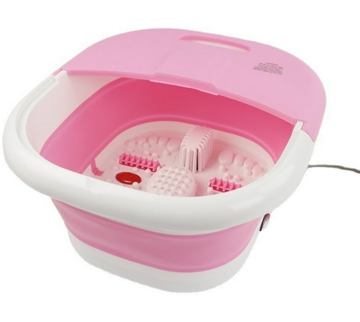 generic SQ806 Electric Foldable Foot Bath Natural Jars Pedicure Kit