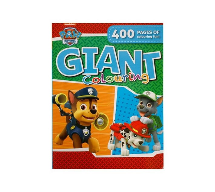 Book Colouring Giant Paw Patrol 400 Page Makro