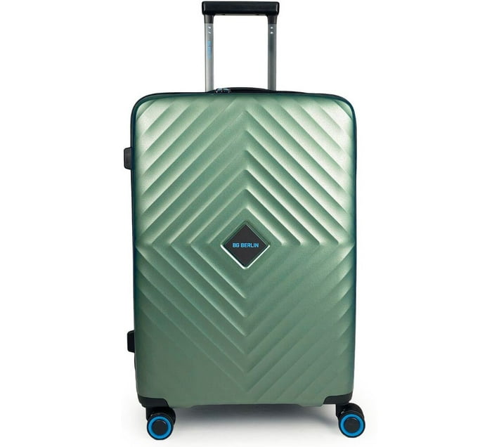 BG Berlin Cube Checkin Spinner Cabin Suitcase 4 Wheels 26 inch