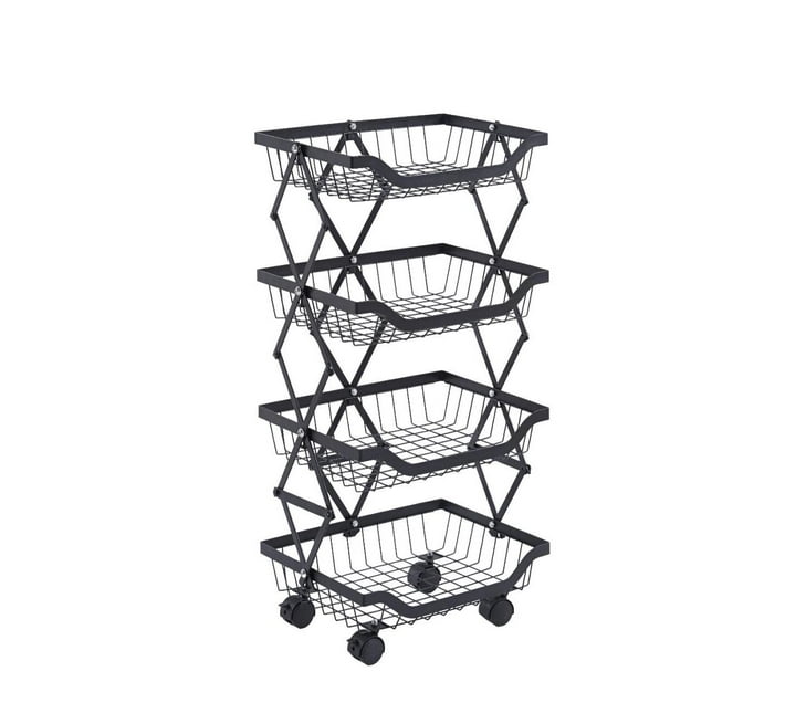 Someone’s in a Makro Collapsible Storage Cart Foldable Trolley Fruit