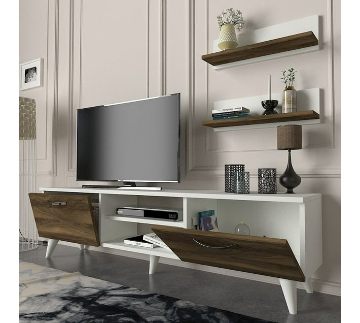Armoire FUR010 Engineered Wood TV Entertainment Unit (Finish Colour