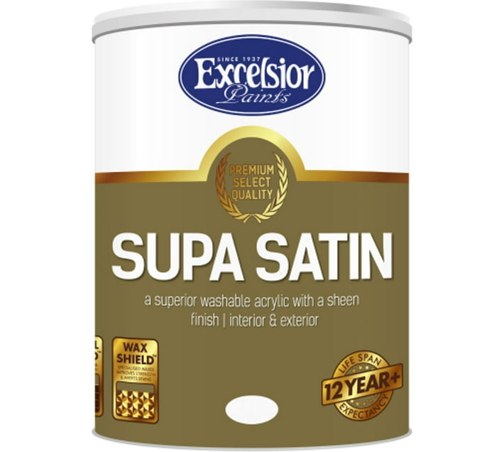 Excelsior Premium Supa Satin Blue Enamel Wall Paint (20 L) Makro