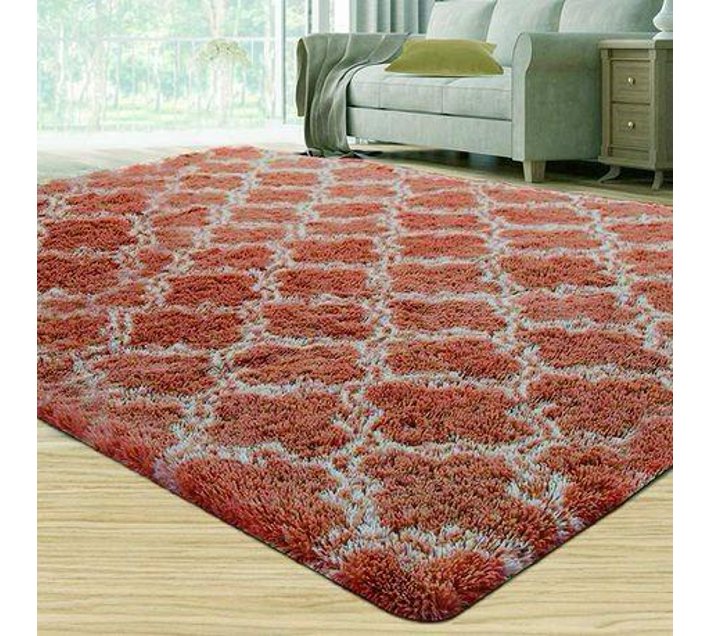 Someone’s in a Makro Smte 200cm x 150cm Geometric Shaggy Plush Carpet