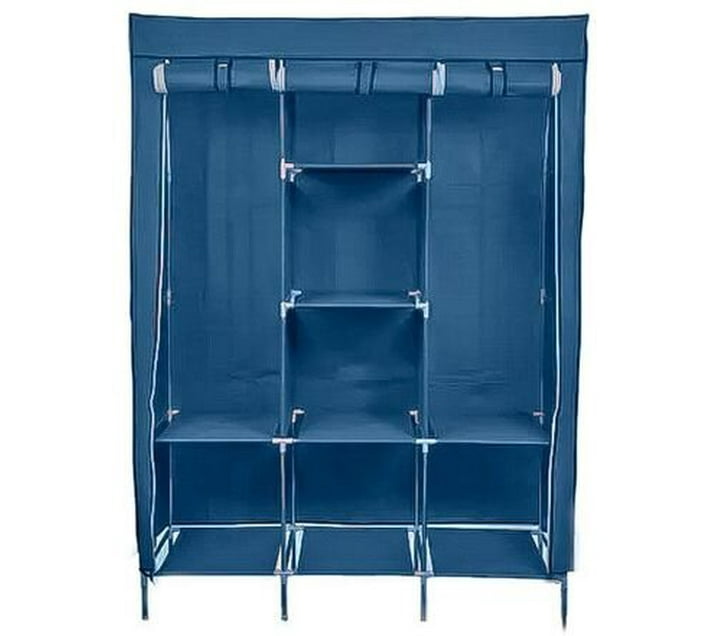 Unbranded Fabric Wardrobe Storage Rack/Organizer With Cover Linen ...