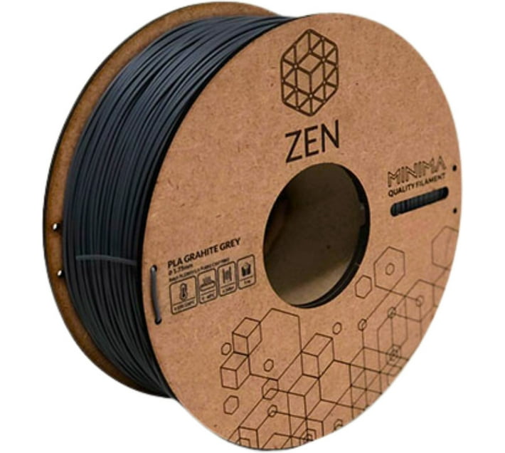 Zen MINIMA PLA Graphite Grey Printer Filament Makro