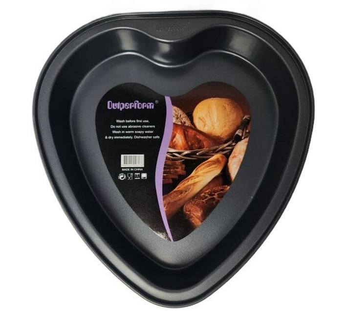 Kims Convenience Heart Shaped NonStick Baking Pan Aluminium Cake Mould