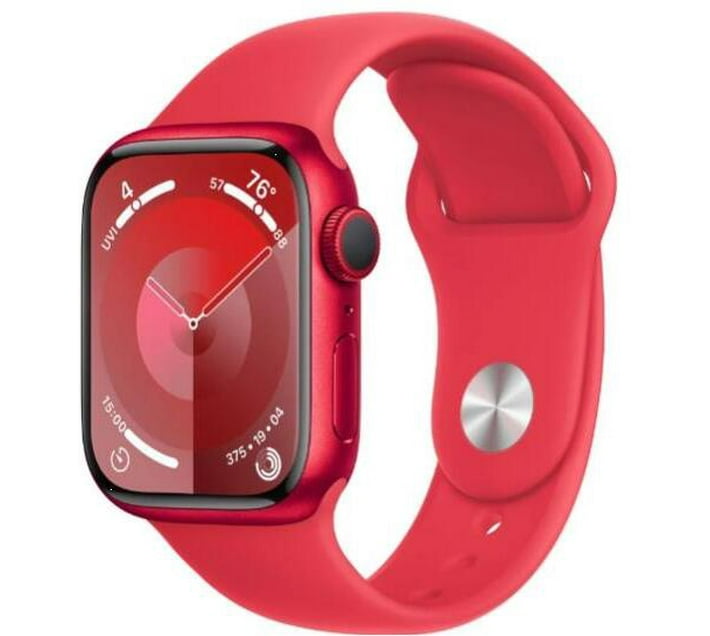 Apple WATCH SERIES 9 41mm GPS RED Smartwatch Makro