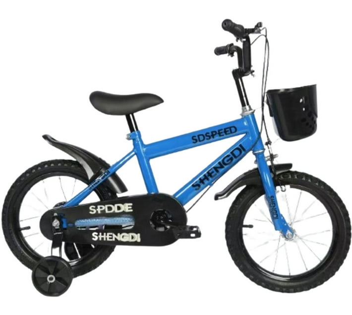 SDSPEED Shengdi Boys Bike With Training Wheels and Basket 14 Blue Kids Scooter Blue Makro