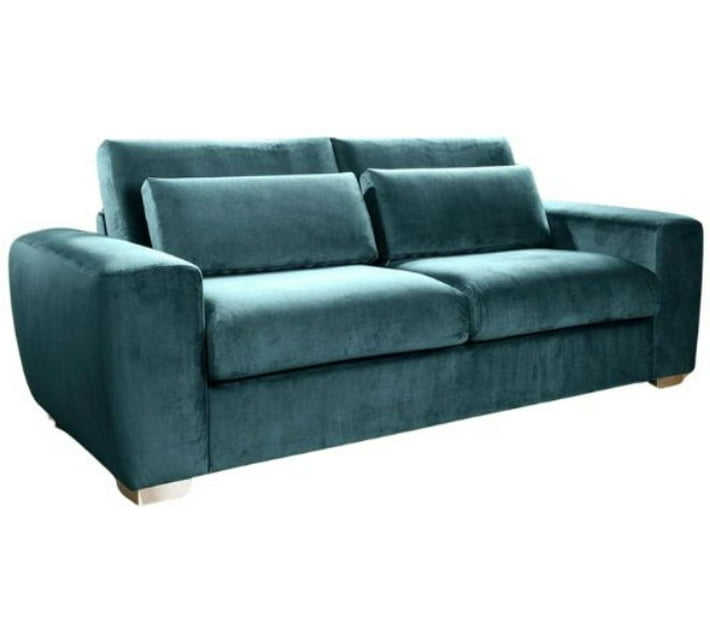 Buy Comfy Home Furnitures 3 Seater Sofa Velvet 3 Seater Sofa (Finish ...