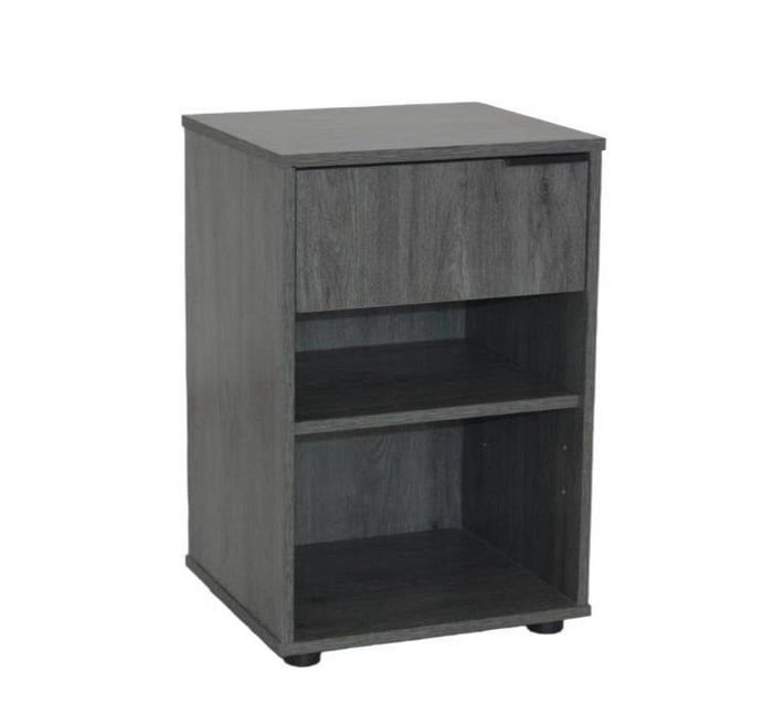 Someone’s in a Makro Jake One Drawer Bedside Table/Pedestal Charcoal Mood