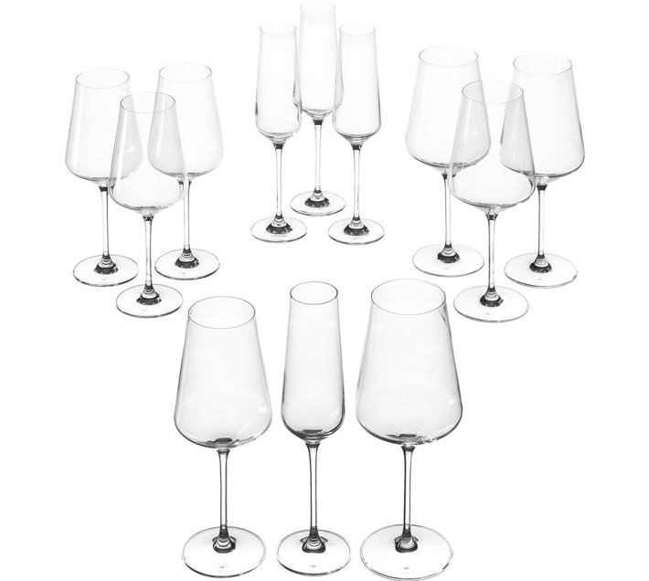 Someone’s in a Makro Leonardo Wine Glasses 4 each Red, White and