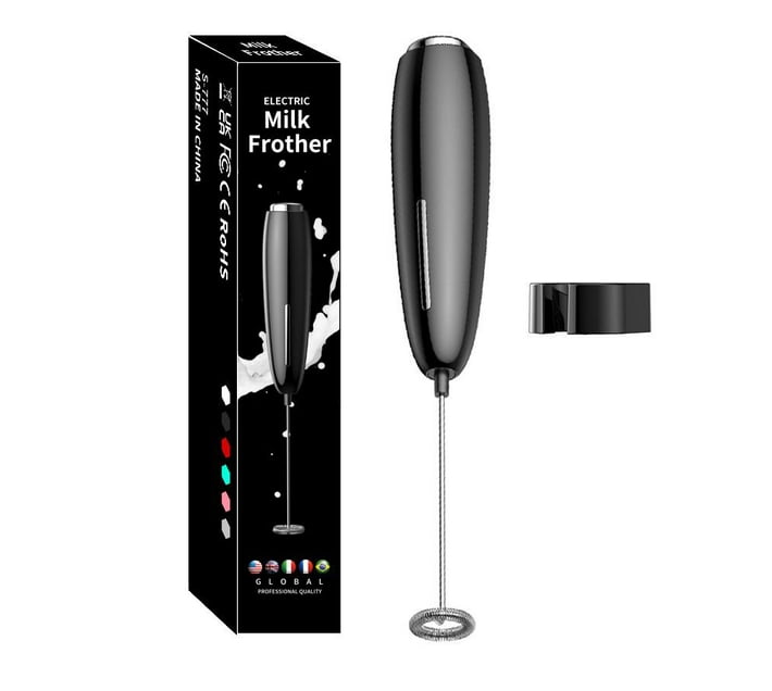 Someone’s in a Makro Milk Frother Coffee Frother Household Electric