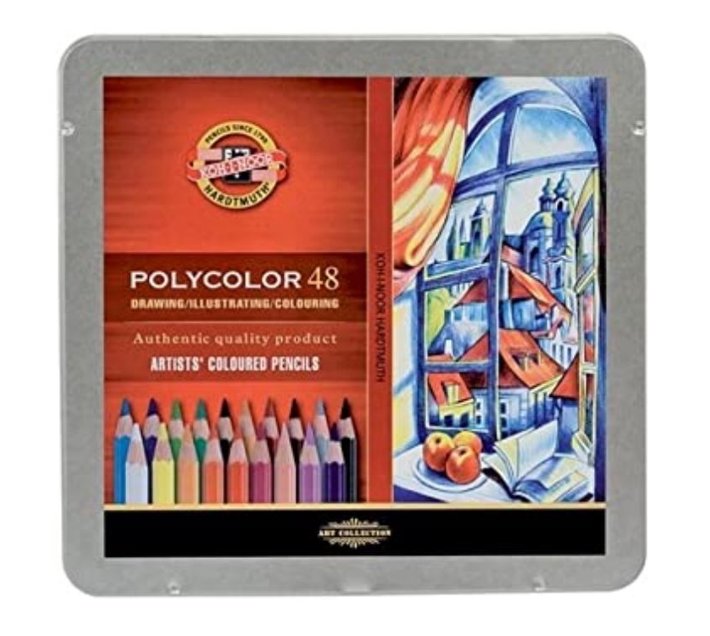 BIC Evolution Stripes - 24 Coloring Pencils for Kids, Students