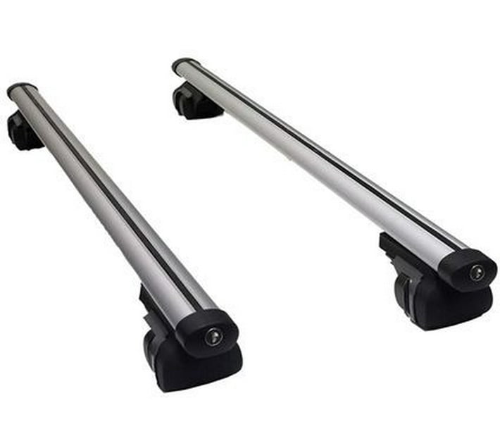 Unbranded 120cm Luggage Roof Rack Crossbar Roof Rack (Silver, Aluminium