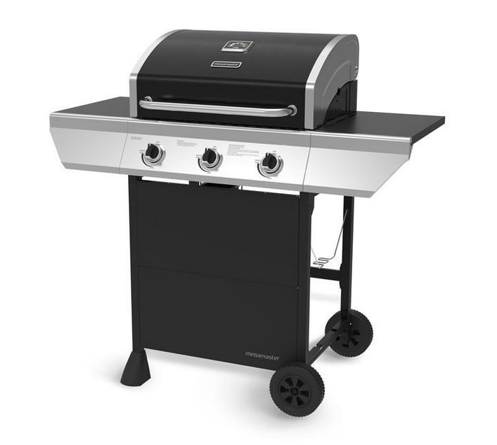 Megamaster Crusade Series 3 Burner Patio Gas Braai | Makro