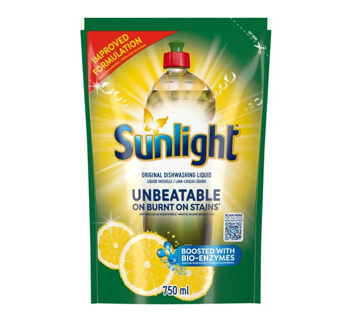 Sunlight Dishwashing Liquid Refil Pouch (750ml) Makro