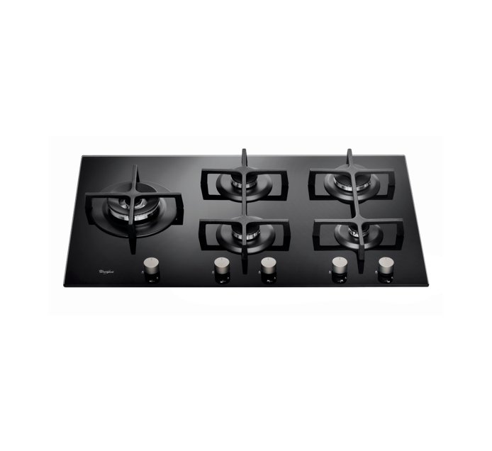 Whirlpool 900 mm 5Burner Gas Glass Hob Makro