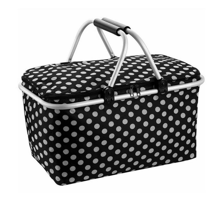 Someone’s in a Makro Large Bag Collapsible Picnic Basket Black Mood