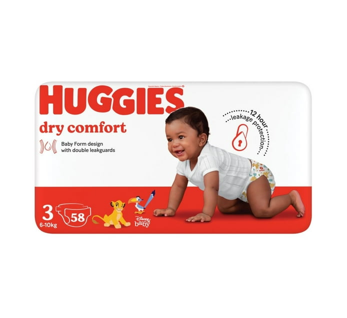 Someone’s in a Makro Huggies Dry Comfort Bulk Pack Diaper Size 3 (1 x