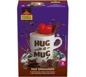 Hug In A Mug JL043 Instant Coffee (Chocolate Flavoured, 8 x 192 g) | Makro